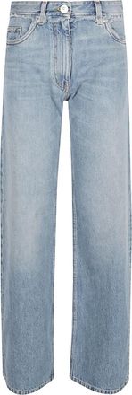Versace Boyfriend Jeans - Dames - Loose Fit Jeans - Blauw - W26 - Katoen - Jeans