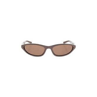 Balenciaga Sunglasses, female, Brown, Size: ONE SIZE Neo Oval 2.0 Sunglasses