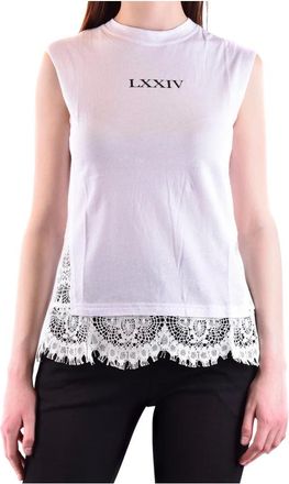 Alexander McQueen Mujer, Camisetas, Blanco, Talla: M