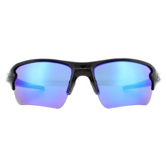 Oakley Zonnebril Flak 2.0 XL OO9188-F7 Gepolijst Zwart Prizm Sapphire Iridium Gepolariseerd