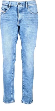 Diesel Slim-fit Jeans - Heren - Slim Fit Jeans - Blauw - W38 - Katoen - Jeans
