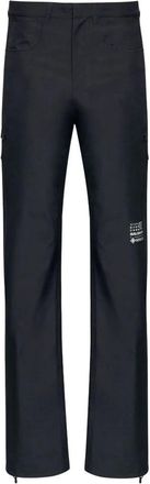 Maison Margiela Broeken, Heren, Zwart, M, Polyester, Zwarte klassieke jeans met knoopsluiting