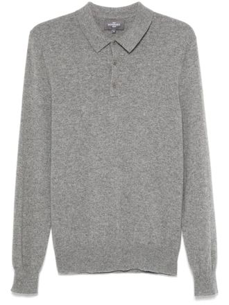 Eric Bompard Poloshirt met lange mouwen - Grijs