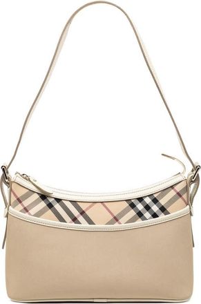 Burberry Pre-owned Burberry Nova Check Trimmed Canvas Shoulder Bag Ladies YQWKVOQ6RHWTVJ0U