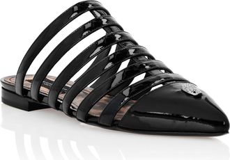 Philipp Plein Platte Sandalen Skull