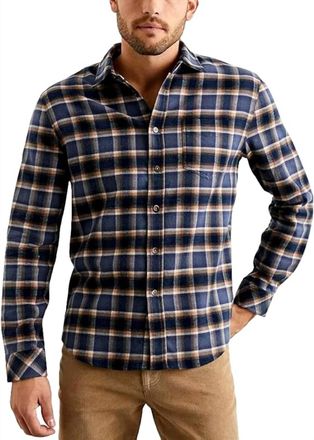 Rails Sussex Shirt In Mustang Harvest Oat