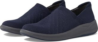Bzees Triumph Sneakers Womens Blue Memory Foam Slip On Casual Shoes RHS4922