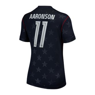 Nike Brenden Aaronson USMNT 2026 Stadium Away Nike Womens Dri-FIT Soccer Jersey in Blue | NN203993644-USM