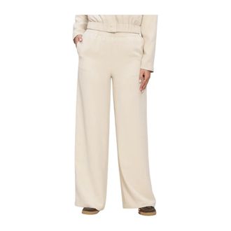Lina Locchi Dames Broeken Ll-albertina - Dames - Wijde Broeken - Beige - L - Broeken