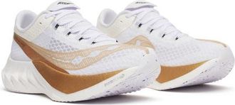 Saucony Endorphin Pro 4 Racing Shoe in White/Gold at Nordstrom, Size 12.5