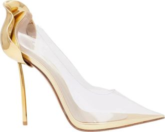 Le Silla Schoenen, Dames, Geel, 36 EU, Leer, Golden Petalo Pumps