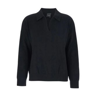 Pla&icirc;n Plain, Dames, Truien, Zwart, Maat: L Kasjmier