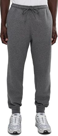 Nike Club Fleece Joggers Mens Workout Charcoal Heather/Iron Grey/White : 2XL, Cotton/Polyester
