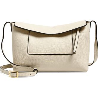Wandler Mini Penelope Slouch Leather Shoulder Bag in Beige Crust 1338 at Nordstrom