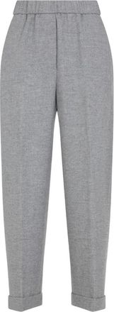 PESERICO Grey Wool Pants