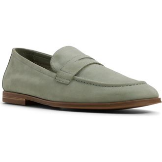 Aldo Journey Penny Loafer in Light Sage at Nordstrom, Size 10.5