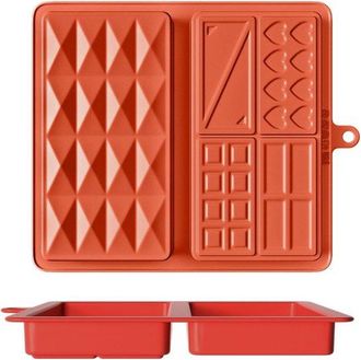 OEM Paquete 2 Moldes Silicona Chocolate Grado Alimenticio, Molde Hondo Chocolate 2 1, Molde Silicona Chocolate, Molde Chocolate Diy, Resistente