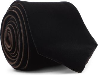 Giorgio Armani Brown Tie-Uomo