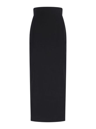 Rick Owens Maxi skirt in mixed wool