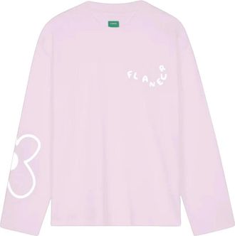 Flaneur Blossom Long Sleeve T-Shirt - Heren - Longsleeves - Roze - 2XL - Katoen - Tops
