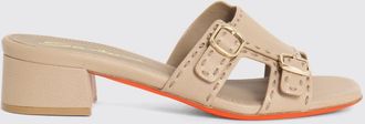 Santoni Mules Santoni in pelle a grana