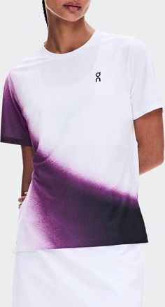 On Court-T Swing Performance T-Shirt in White/cassis at Nordstrom, Size Large
