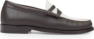 Rhude BROWN/WHITE BICOLOR SLIP ON LOAFER
