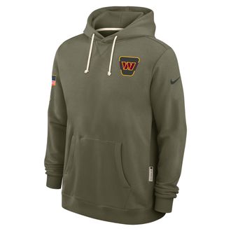 Nike Washington Commanders Salute to Service Sideline Dominant Force Nike Mens Dri-FIT NFL Pullover Hoodie in Brown | 03AZ2DHA2Z-D4V