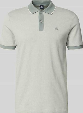 Lerros Regular Fit Poloshirt mit Logo-Stitching in Graphit, Gr&ouml;&szlig;e XXXL