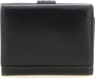 Chlo&eacute; Womens Black Buffalo Leather Cardholder Accessory