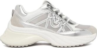 Pinko Ariel 33 Sneaker - female - PINKO - Sneakers - Gray - 4 UK - Shoes