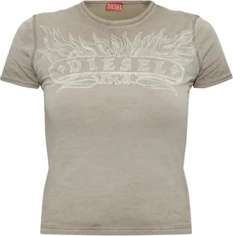 Diesel Donna, Top, Grigio, XL, new