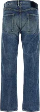 Visvim Mens Sculpture Jeans Blue Cotton