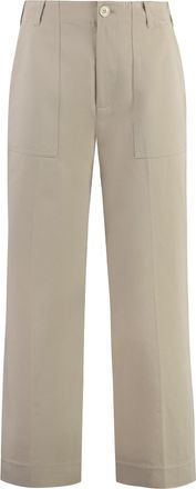 Alfieri & St.John Alfieri & St. John Cotton Cropped Trousers
