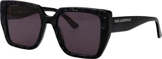 Karl Lagerfeld Zonnebrillen - Dames - Zonnebrillen - Zwart - 52 MM - Accessoires