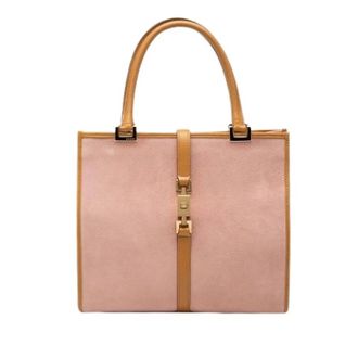 Gucci Pre-owned Jackie Handbag - Dames - Vintage Shopper - Roze - ONE Size - Leer - Vintage
