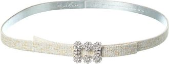 Roger Vivier Buckle Tweed Belt