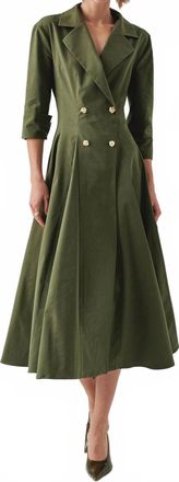 Exquise Estelle Dress In Khaki