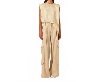 Shona Joy Medina Tank In Cream Bone