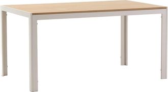 Siediti Fuori e Dentro Mesa rectangular 150x90 cm con tapa de mdf madera / blanco