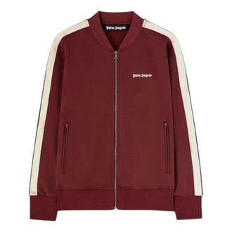 Palm Angels Classic Logo Bomber Track Jacket Burgundy PMBD061S25FAB0012803