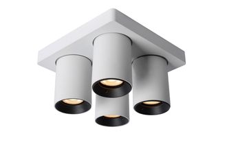 Lucide NIGEL Dimmable Stylish Decorative Indoor LED Ceiling Spotlight GU10 in White