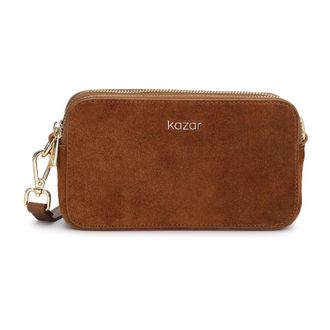 Kazar Dames, Tassen, Bruin, Maat: ONE Size Su&egrave;de