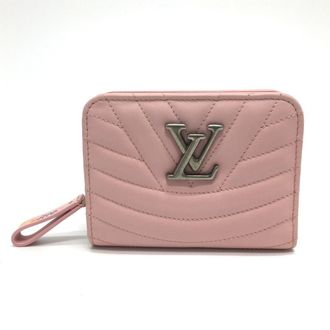 Louis Vuitton Pink Leather Wallet (Bi-Fold) (Pre-Owned)