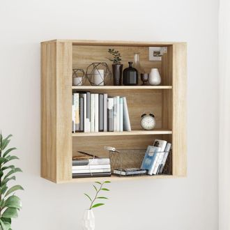 vidaXL Vidaxl - Armario De Pared Madera Contrachapada Roble Sonoma 80x33x80 Cm