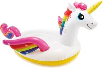 Intex Flotador Hinchable Intex Unicornio Xl 287x193x165 Cm Con Asas Y Capacidad Para 2 Personas