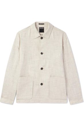 Ermenegildo Zegna Bouclé-Twill Chore Jacket