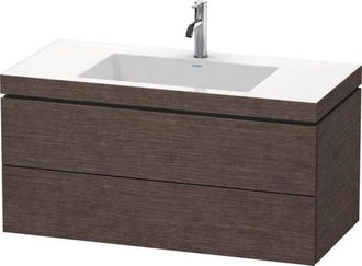 Duravit Lavamanos Duravit L-cube Con Base Mural, 100x48 Cm, 2 Cajones