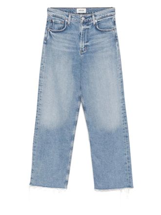 A Gold E Jeans Ren a gamba ampia - Blu