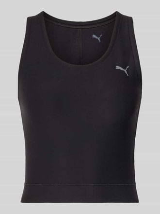 Puma Slim Fit Top mit Logo-Detail Modell CLOUDSPUN in Black, Gr&ouml;&szlig;e XS